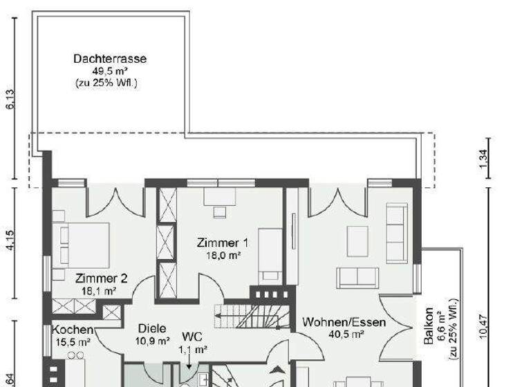 Wohnung zum Kauf 785.000 € 4 Zimmer 119 m² Sachsenhausen Frankfurt 60599