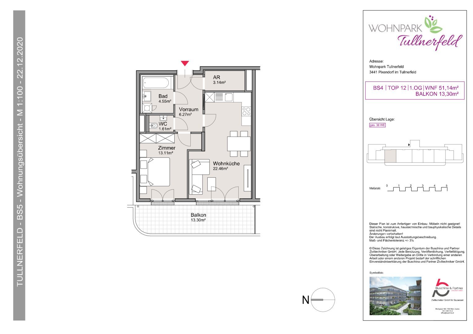 Wohnung zur Miete 573 € 2 Zimmer 51,1 m²<br/>Wohnfläche 1.<br/>Geschoss 01.02.2025<br/>Verfügbarkeit Pixendorf 3451