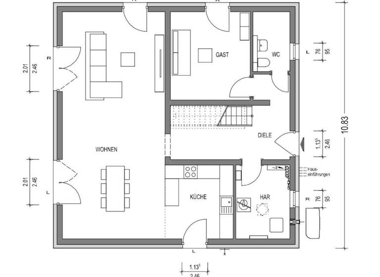 Villa zum Kauf - Erstbezug 879.000 € 5 Zimmer 185 m² 413 m² Grundstück Kriegshaber Augsburg 86156