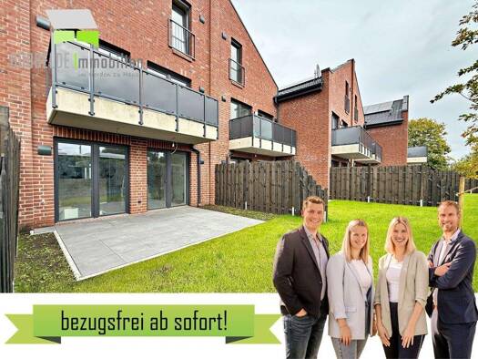 Reihenmittelhaus zur Miete - Erstbezug 1.550 € 4 Zimmer 142 m² Augustfehn I Apen / Augustfehn 26689