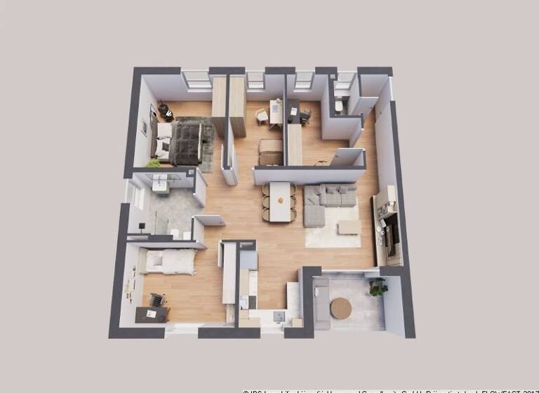 Wohnung zum Kauf provisionsfrei 388.945 € 5 Zimmer 105,5 m² Gerabronn 74582