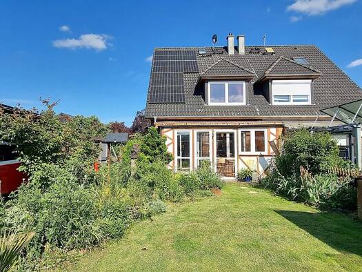 Doppelhaushälfte zum Kauf 395.000 € 4 Zimmer 95 m² 413 m² Grundstück Leegebruch 16767