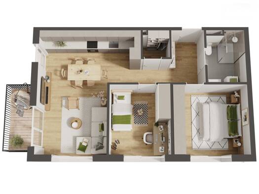 Wohnung zum Kauf - Neubau provisionsfrei 619.000 € 3 Zimmer 67,9 m² Geschoss 1/3 Pradl Innsbruck 6020