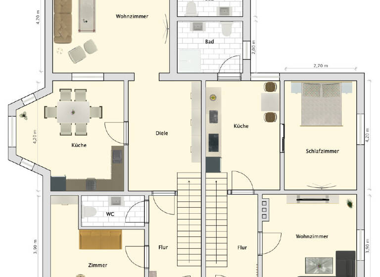 Mehrfamilienhaus zum Kauf 290.000 € 9 Zimmer 212,3 m² 672 m² Grundstück Neuende Wilhelmshaven-Schaar 26389