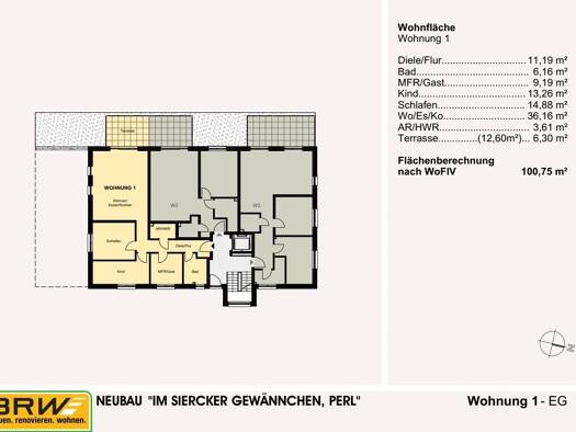 Wohnanlage zum Kauf provisionsfrei als Kapitalanlage geeignet 4 Zimmer 100,8 m² Perl Perl 66706