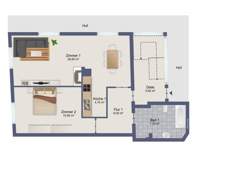 Mehrfamilienhaus zum Kauf 650.000 € 10 Zimmer 268 m² 796 m² Grundstück Palmbach Karlsruhe - Palmbach 76228