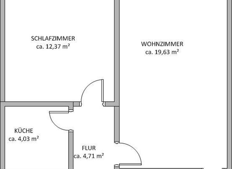 Wohnung zur Miete 327 € 2 Zimmer 48 m² 3. Geschoss frei ab sofort Fritz-Weineck-Str. 14 Wolfen Bitterfeld-Wolfen 06766