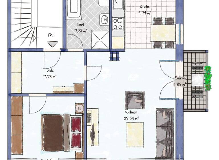 Wohnung zum Kauf 315.000 € 2 Zimmer 70,4 m² Marzling 85417