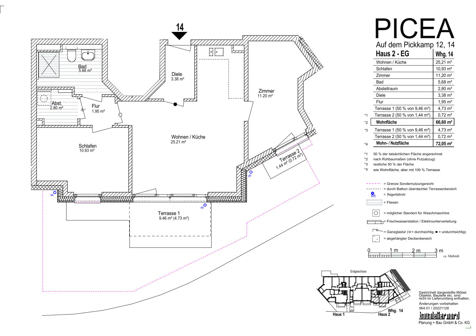 Wohnung zum Kauf provisionsfrei 299.800 € 3 Zimmer 66,6 m²<br/>Wohnfläche Walle Bremen 28219