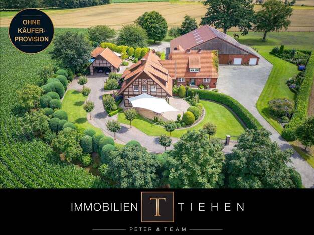 Einfamilienhaus zum Kauf provisionsfrei 1.200.000 € 11 Zimmer 373 m² 13.729 m² Grundstück Teglingen Meppen 49716