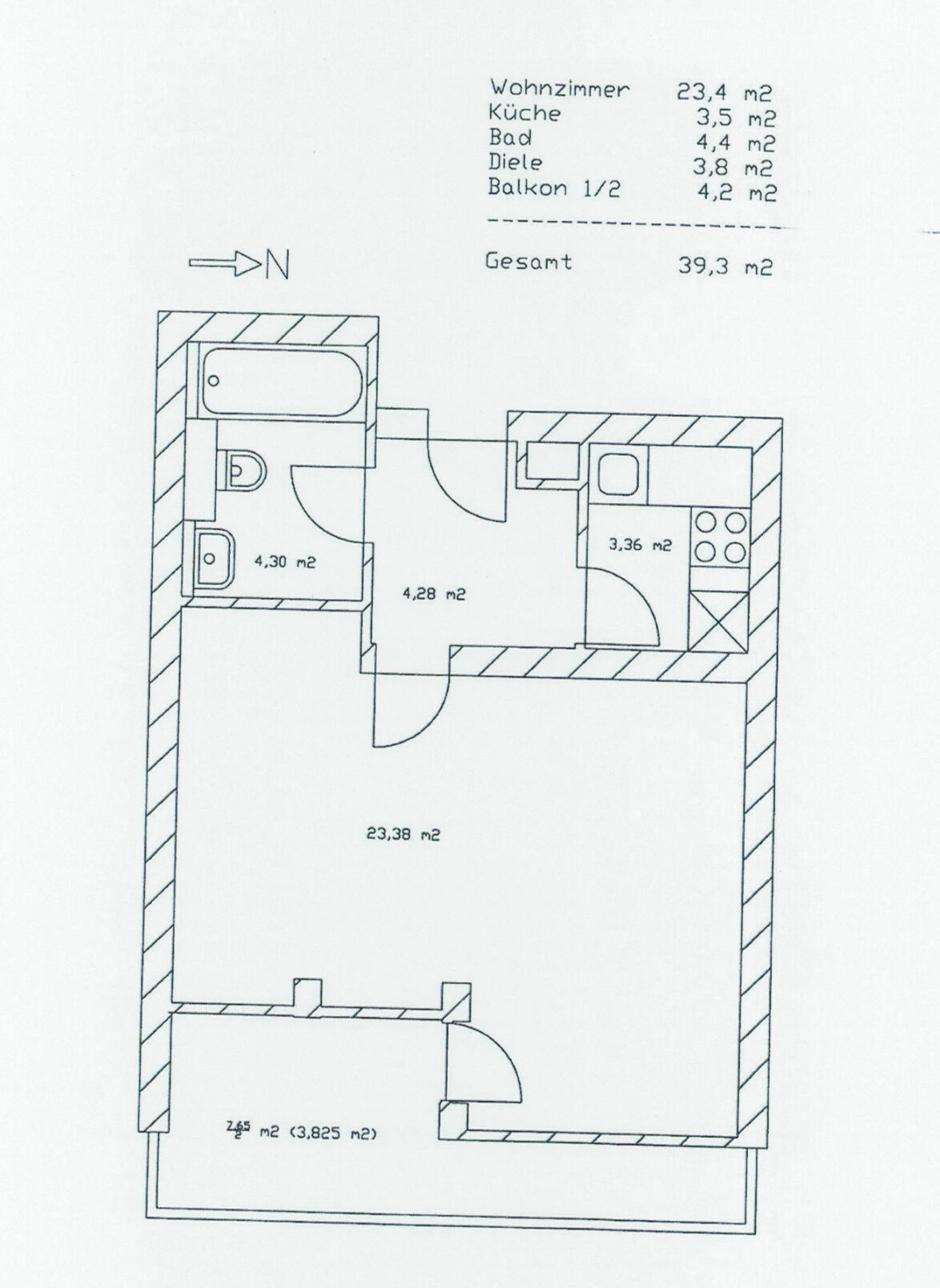 Wohnung zur Miete 1.075 € 1 Zimmer 39,3 m²<br/>Wohnfläche 1.<br/>Geschoss Johanneskirchen München 81927