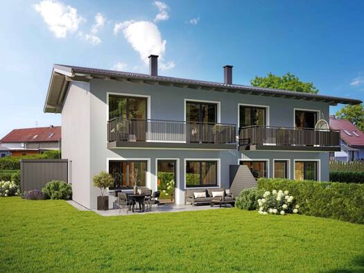 Doppelhaushälfte zum Kauf 450.000 € 4 Zimmer 105 m² 110 m² Grundstück Moosdorf 5141