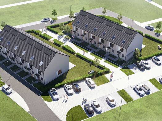Reihenendhaus zum Kauf - Erstbezug provisionsfrei 439.990 € 5 Zimmer 145 m² 131,5 m² Grundstück Kranichstraße Vöhringen Vöhringen 89269