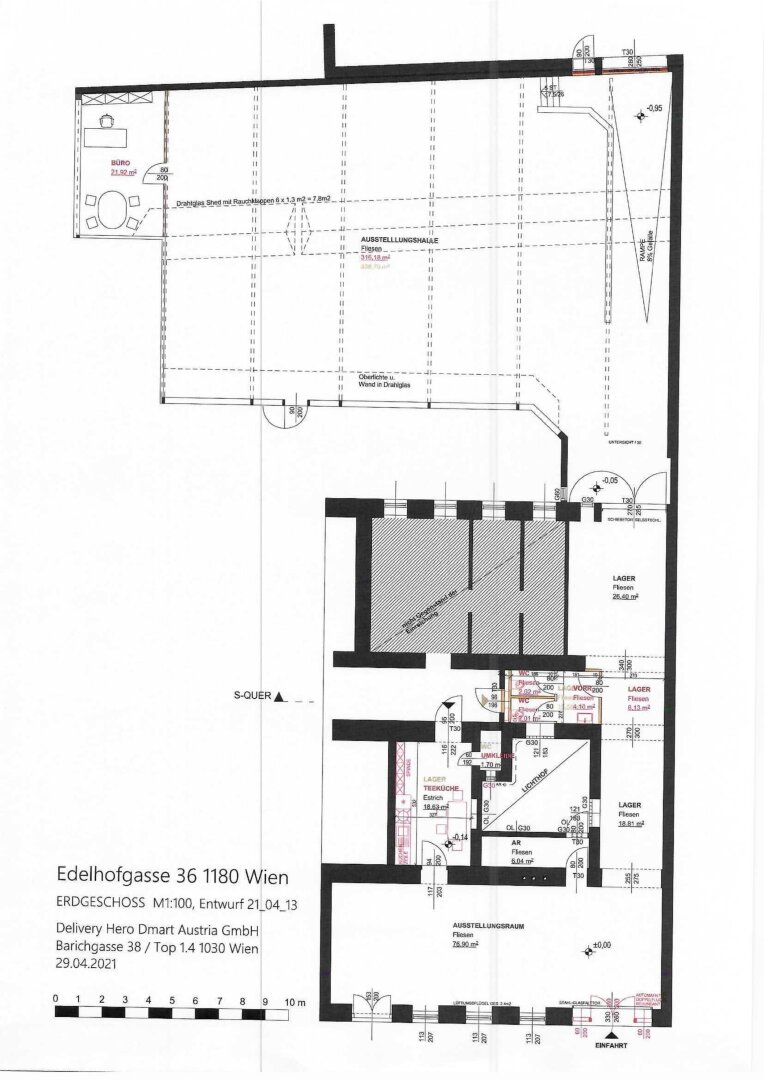 Ausstellungsfläche zur Miete 3.884 € Edelhofgasse 36 Wien 1180