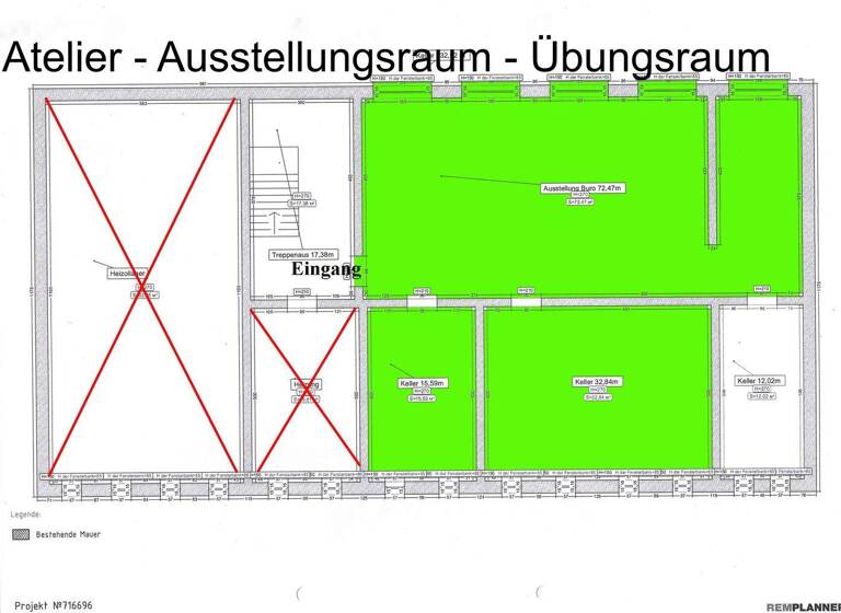 Sonstiges zur Miete 540 € 3 Zimmer 120 m² Obere Kaiserswerther Str. 56 Wanheim-Angerhausen Duisburg 47249