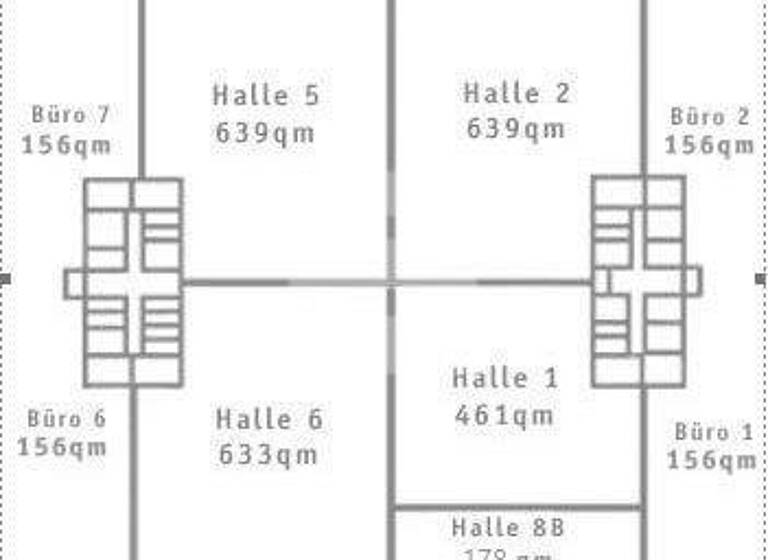 Lagerhalle zur Miete provisionsfrei 5,50 € 461 m²<br/>Lagerfläche ab 461 m²<br/>Teilbarkeit Junkerstraße 1 Freiroda Schkeuditz 04435