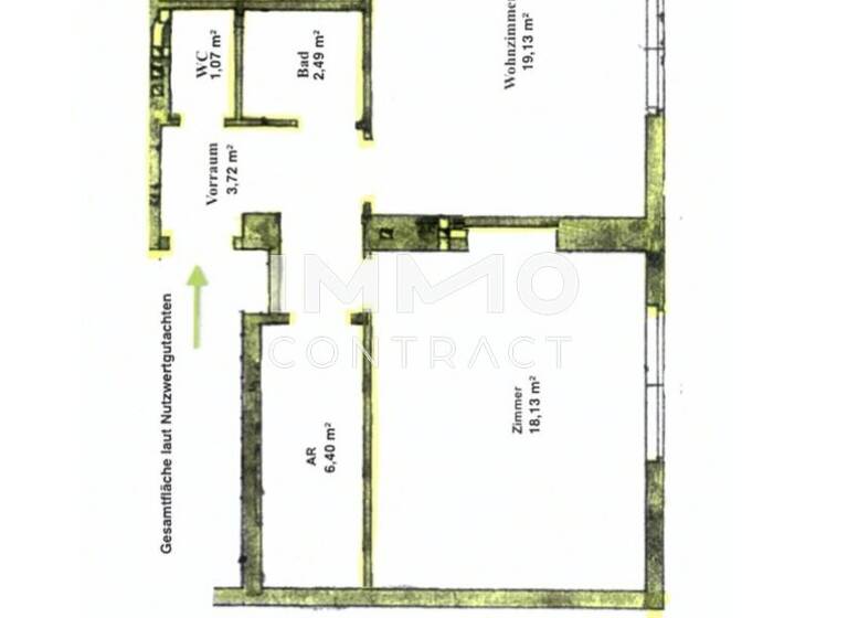 Wohnung zur Miete 946 € 2 Zimmer 56,4 m² 1. Geschoss Wien 1190
