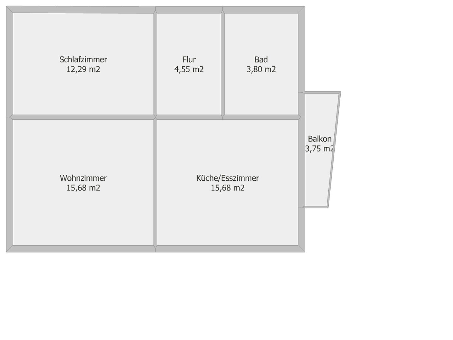 Wohnung zum Kauf provisionsfrei 210.000 € 2 Zimmer 54 m²<br/>Wohnfläche 4.<br/>Geschoss Göggingen - Nordwest Augsburg 86199