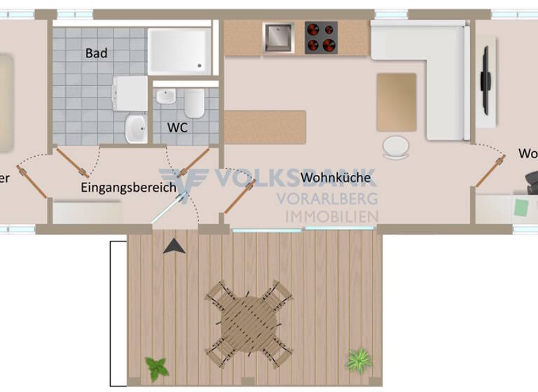 Haus zum Kauf 132.000 € 3 Zimmer 45 m² Ludesch 6713