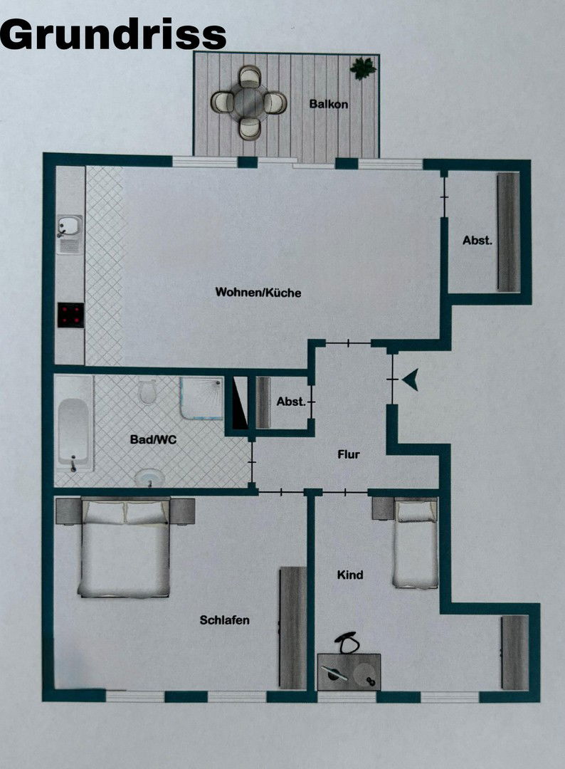 Wohnung zum Kauf provisionsfrei 259.000 € 3 Zimmer 78 m²<br/>Wohnfläche 1.<br/>Geschoss Winsen - Kernstadt Winsen (Luhe) 21423