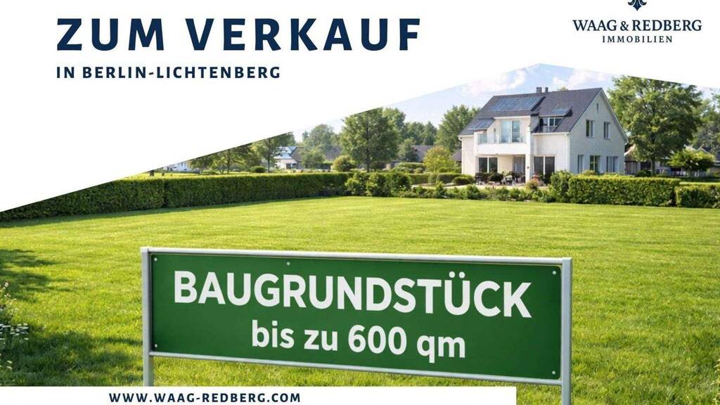 Grundstück zum Kauf 600 m² Grundstück Alt-Hohenschönhausen Berlin 13053