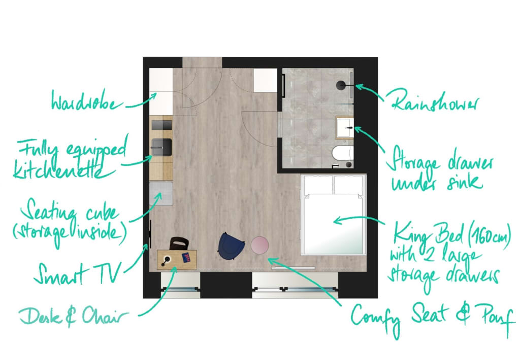 Wohnung zur Miete Wohnen auf Zeit 1.350 € 1 Zimmer 25 m²<br/>Wohnfläche ab sofort<br/>Verfügbarkeit Pestalozzistraße Pankow Berlin 13187