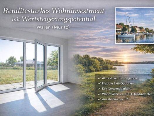 Mehrfamilienhaus zum Kauf 57 Zimmer 2.063 m² 3.391 m² Grundstück Waren Waren (Müritz) 17192