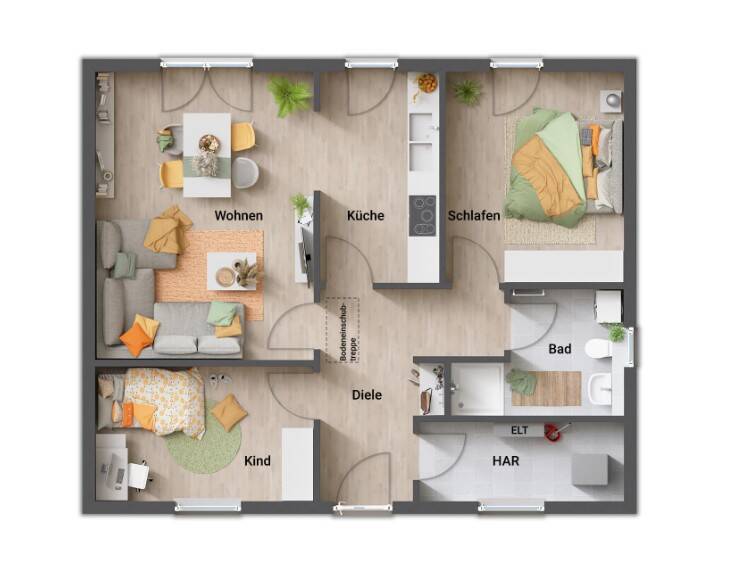 Immobilie in Rothenburg/Oberlausitz - TOWN & COUNTRY HAUS - Bungalow in Vollausstattung schon für 211.500 EUR - Bild 2
