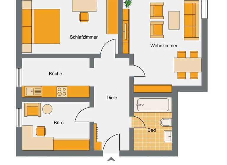 WG-Zimmer zum Kauf 195.000 € 3 Zimmer 65 m² Stadtmitte Neu-Ulm 89231