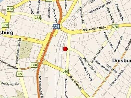 Garage zur Miete provisionsfrei 71,50 € Kammerstr. bei 2-6 Neudorf-Süd Duisburg 47057