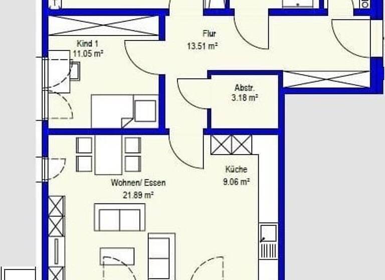 Wohnung zum Kauf provisionsfrei 354.900 € 3 Zimmer 92,1 m²<br/>Wohnfläche 1.<br/>Geschoss 01.07.2026<br/>Verfügbarkeit Spenge Spenge 32139