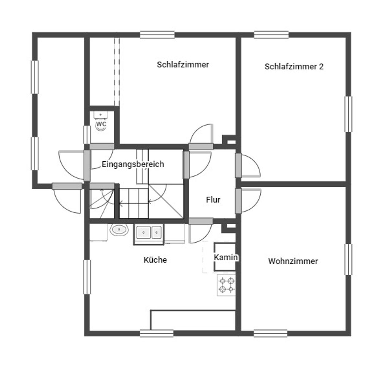 Einfamilienhaus zum Kauf 130.000 € 6 Zimmer 75,3 m²<br/>Wohnfläche 2.070,3 m²<br/>Grundstück Niederwiesa Niederwiesa 09577