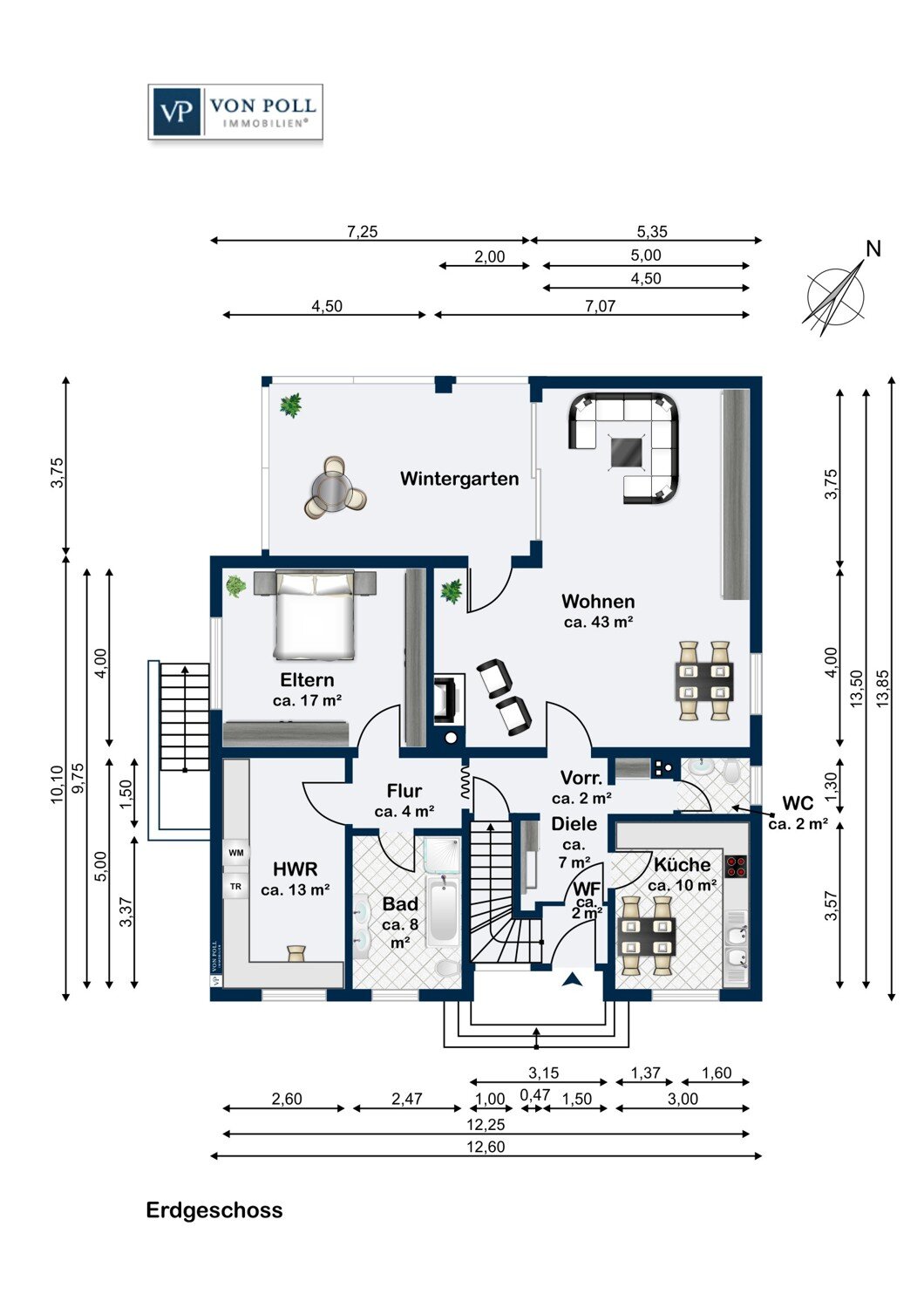 Mehrfamilienhaus zum Kauf 395.000 € 7 Zimmer 195,5 m²<br/>Wohnfläche 572 m²<br/>Grundstück Stadtberg Rheine 48429