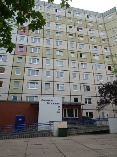 Wohnung zur Miete 125 € 1 Zimmer 19,6 m² 3. Geschoss Prager Straße 8 Berliner Platz Erfurt 99091