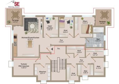 Wohnung zum Kauf provisionsfrei 439.322 € 4 Zimmer 95,1 m² UG frei ab sofort Hoher Garten 6 Rindelbach Ellwangen (Jagst) 73479