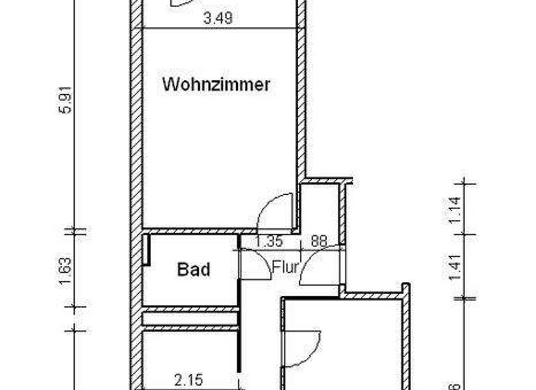 Wohnung zur Miete 349 € 2 Zimmer 55,4 m² 5. Geschoss frei ab sofort Bruno-Taut-Ring 39 Neu Olvenstedt Magdeburg 39130