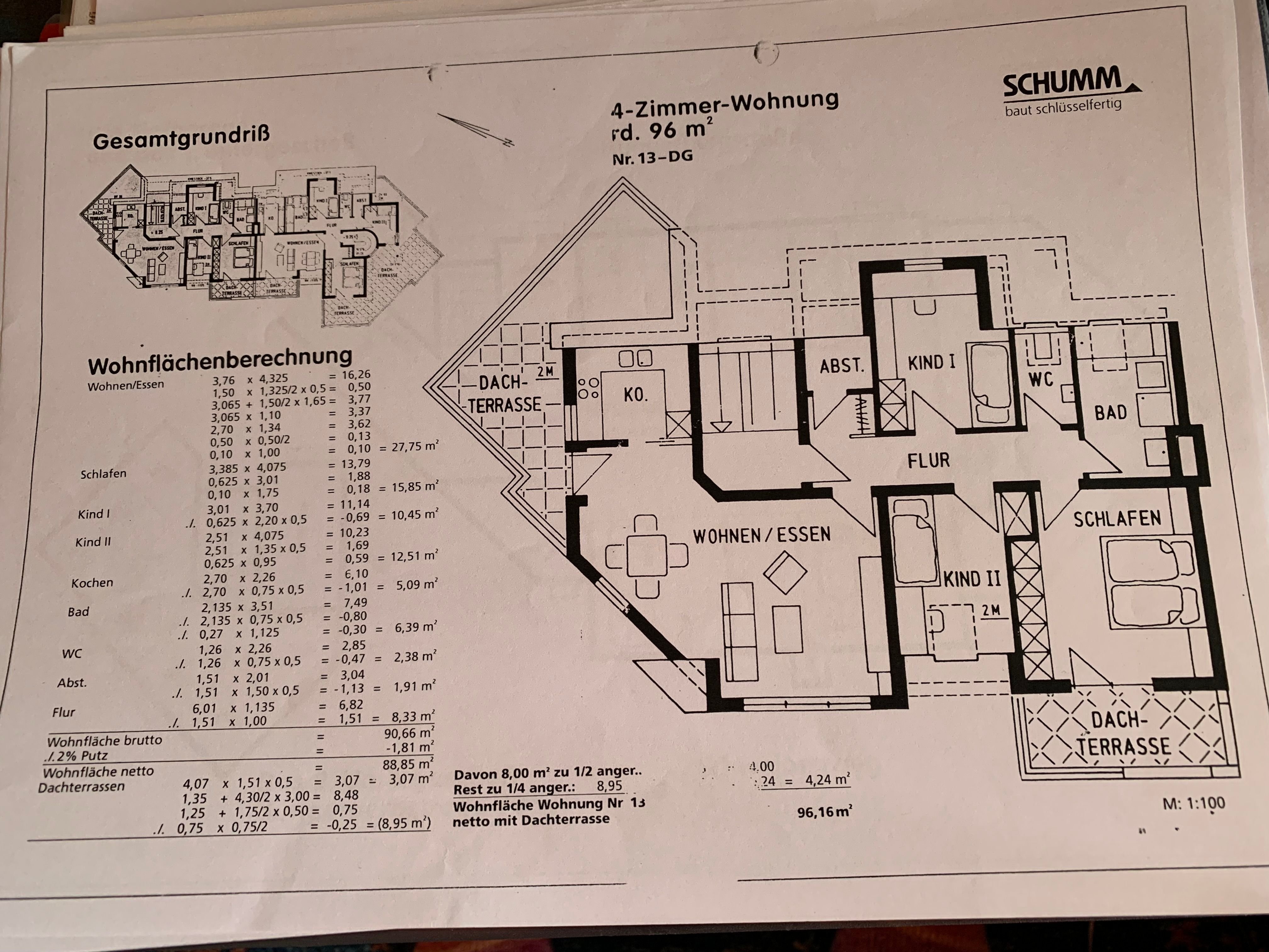 Wohnung zum Kauf provisionsfrei 355.000 € 4 Zimmer 96 m²<br/>Wohnfläche 3.<br/>Geschoss Kernstadt 1 Winnenden 71364