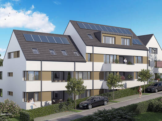 Wohnung zum Kauf - Erstbezug provisionsfrei 592.800 € 3 Zimmer 75 m² Zazenhausen Stuttgart 70437