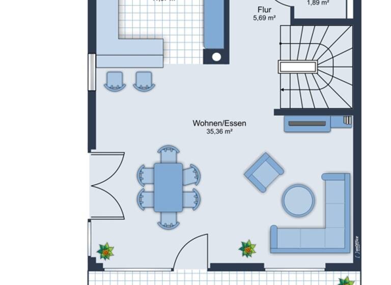 Doppelhaushälfte zum Kauf 998.000 € 4 Zimmer 145 m² 425 m² Grundstück Rott Rott am Inn 83543
