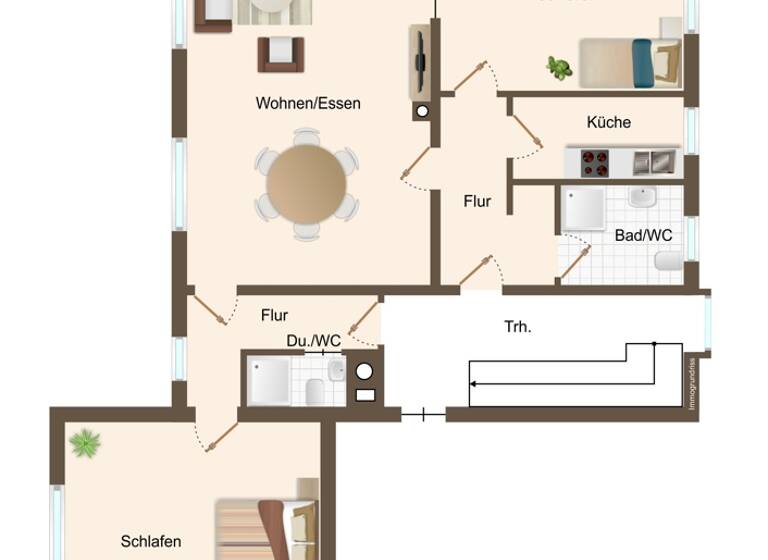 Wohnung zum Kauf 520.000 € 3 Zimmer 105 m²<br/>Wohnfläche Karlsfeld 85757