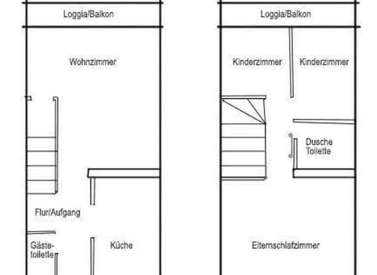 Maisonette zum Kauf provisionsfrei 190.000 € 4 Zimmer 78 m² 2. Geschoss Neubrück Köln 51109