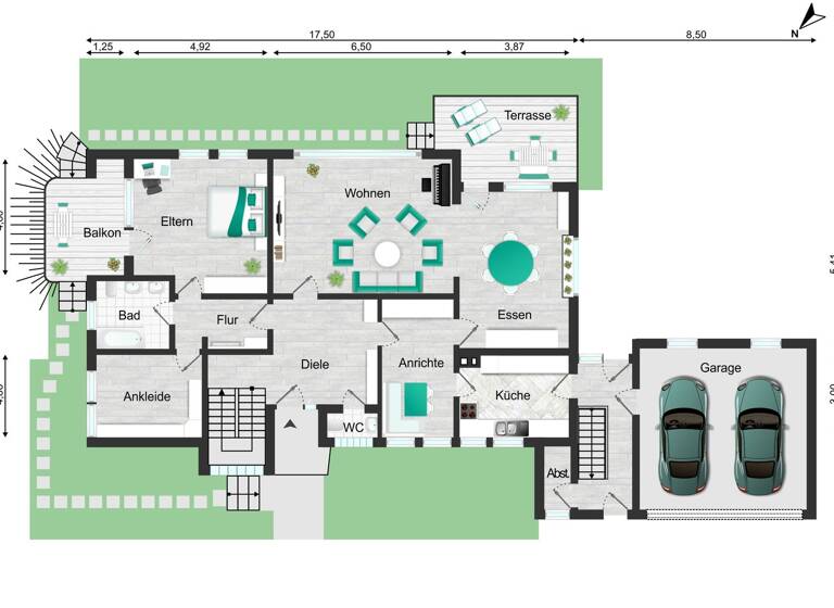 Villa zum Kauf 990.000 € 10 Zimmer 287 m² 1.334 m² Grundstück Burgstr. 103 Schorndorf 73614