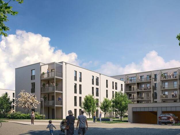 Wohnung zum Kauf - Neubau 332.000 € 2 Zimmer 59,8 m² 1. Geschoss Ludwig-Thoma-Straße 36 Glocke Bayreuth 95447