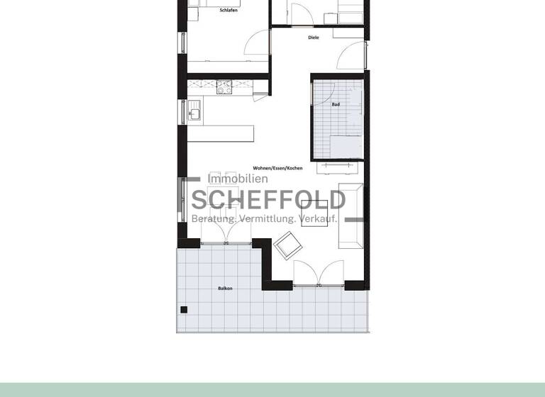 Wohnung zum Kauf - Erstbezug provisionsfrei 415.900 € 3,5 Zimmer 87,3 m² 1. Geschoss Edith-Stein-Straße 18 Laupheim 88471