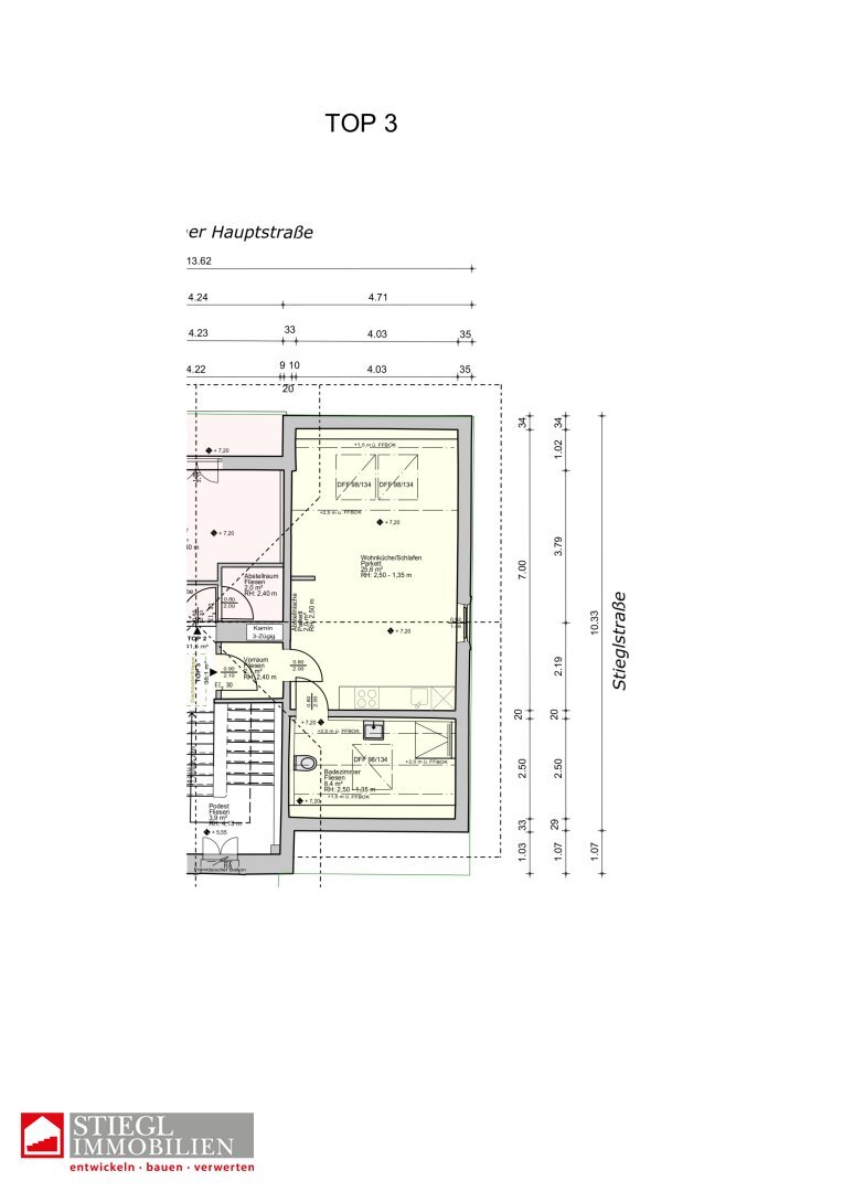 Wohnung zur Miete 644 € 1 Zimmer 38,1 m²<br/>Wohnfläche 2.<br/>Geschoss Maxglaner Hauptstraße 16 Maxglan Salzburg 5020