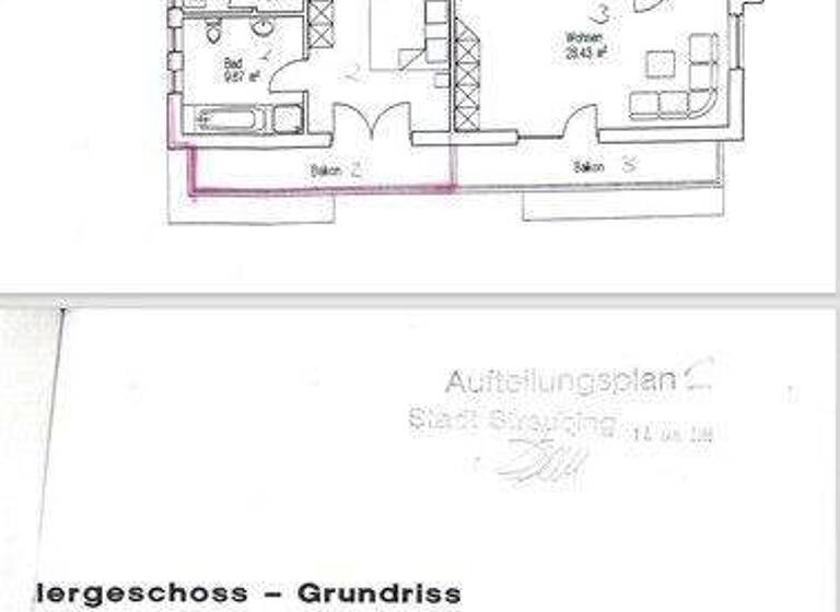 Wohnung zum Kauf provisionsfrei 355.000 € 4 Zimmer 130 m² 1. Geschoss Fichtenstraße 26 Straubing 94315