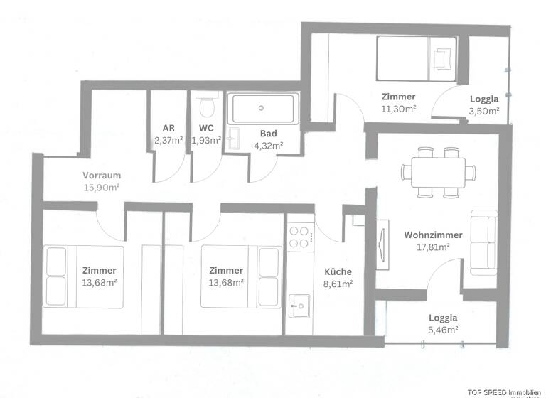 Wohnung zum Kauf 485.000 € 5 Zimmer 98 m² 2. Geschoss frei ab 01.07.2026 8970 Schladming 8970