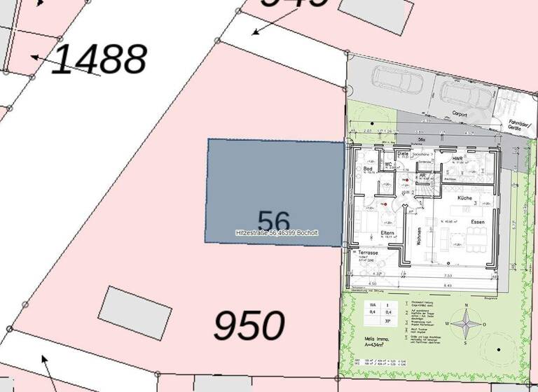 Einfamilienhaus zum Kauf provisionsfrei 593.000 € 4 Zimmer 140 m² 434 m² Grundstück Bocholt 46399