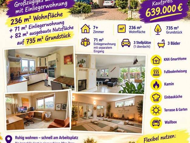 Mehrfamilienhaus zum Kauf provisionsfrei 639.000 € 7 Zimmer 236 m² 735 m² Grundstück Kästorf Wolfsburg 38448