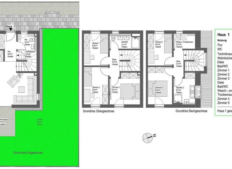 Doppelhaushälfte zum Kauf - Erstbezug 549.000 € 6 Zimmer 104,4 m² frei ab 30.09.2026 Wien 1220